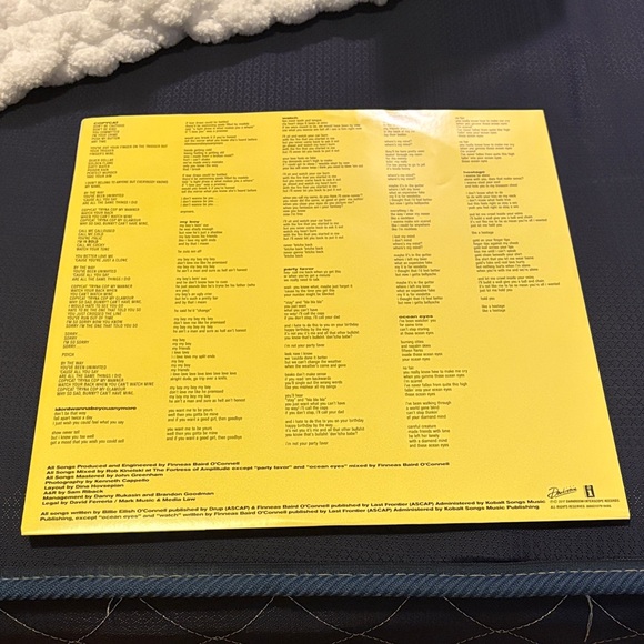 Billie Eilish “Don’t Smile at Me” Vinyl Record - Picture 4 of 5